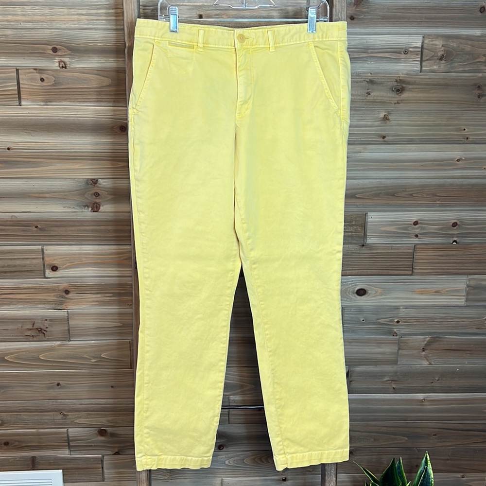 Anthropologie Relaxed Yellow Chino Jean